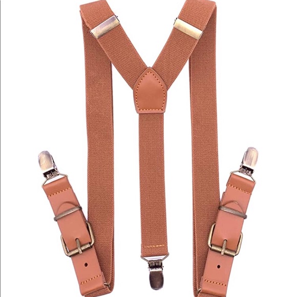 Other - Men’s Leather Suspenders—Groomsman Set of 8